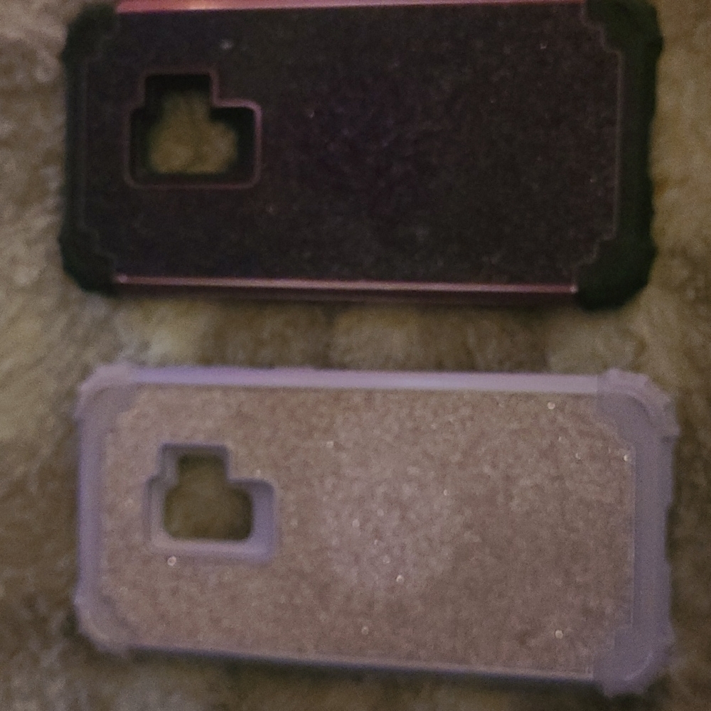 2 samsung galaxy s9 glitter phone cases